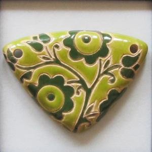 Light and Dark Green, Large Triangle