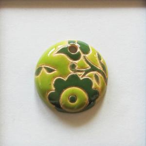 Light and Dark Green, Small Round