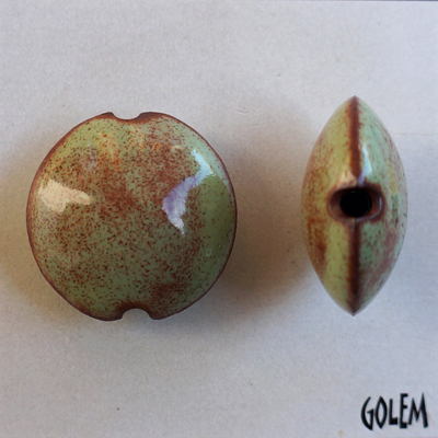 Lentil bead, Pistachio Nut