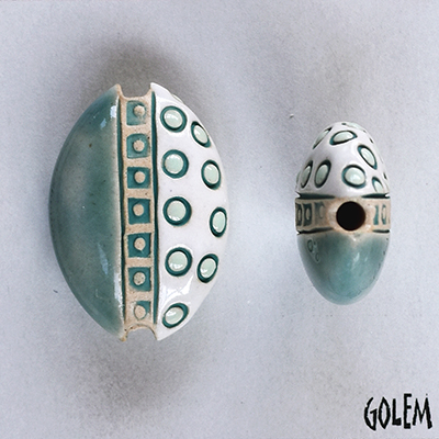 Circles & squares, almond bead size M