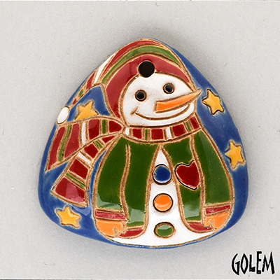 Snowman with scarf