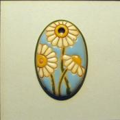 small oval-light blue