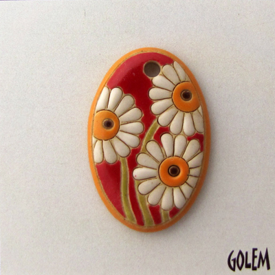 small oval-red