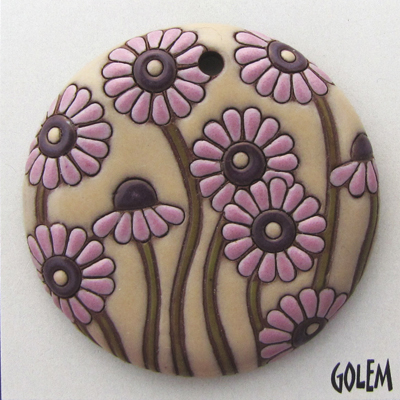 Large round - pink & blush, terracotta