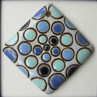  "Mosaic bubbles" - large square penda