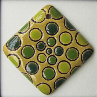  "Mosaic bubbles" - large square penda