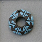 Turquoise snowflake