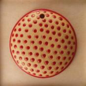 Red polka dots