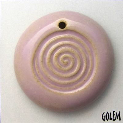 Swirl pendant, Orkid