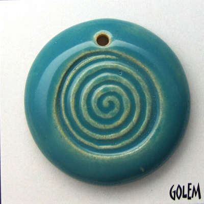Swirl pendant, Carribean