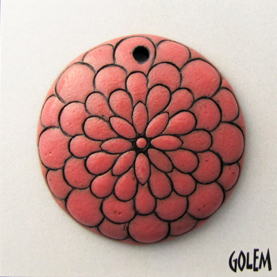Peacock pattern - pink
