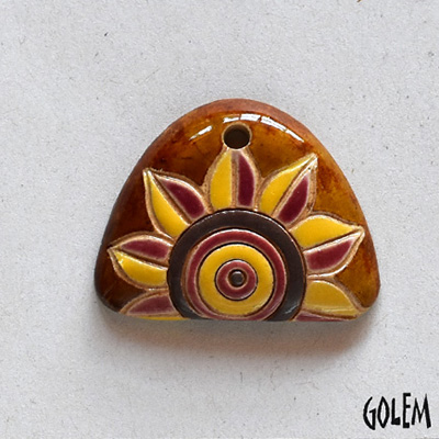 Yellow & Burgundy flower