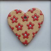 heart - small flowers