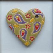 Paisley heart