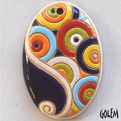 Paisley, large oval