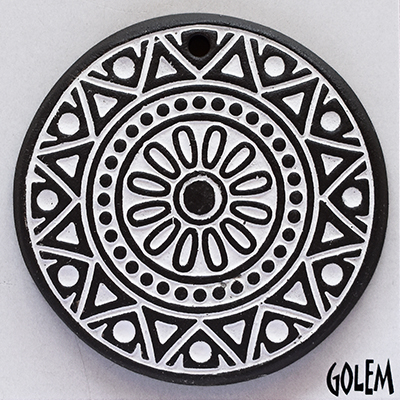  Sun Circle - White on dark