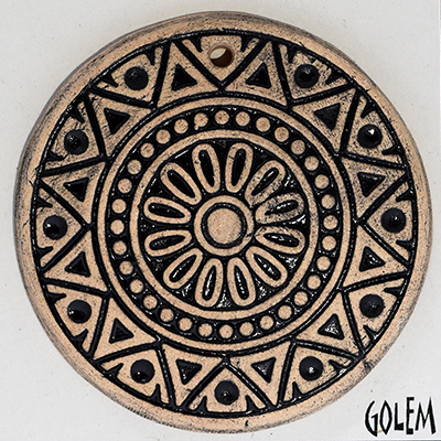  Sun Circle - Black on off-white