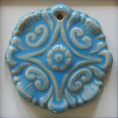 4 Winds, Aqua Blue, large pendant