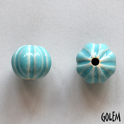 Pumpkin shape bead, Spruce It Up