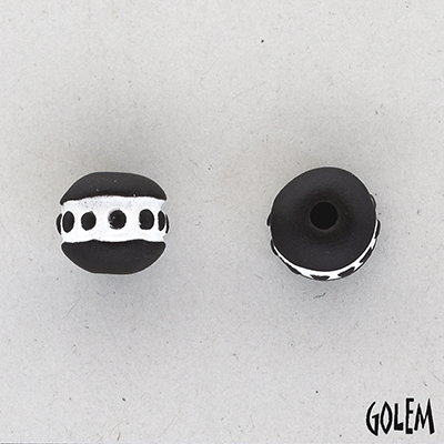 dots, white on dark