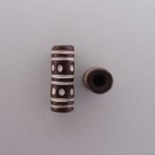 Brown W/ White Lines & Dots-4