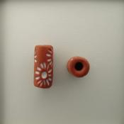 Terracotta W/ White Daisies-4