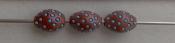 Terracotta With Blue Polka Dot