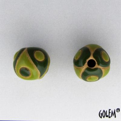 light & dark green