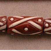 White lines on terracotta