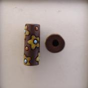 Yellow flowers on dark tubes - 4