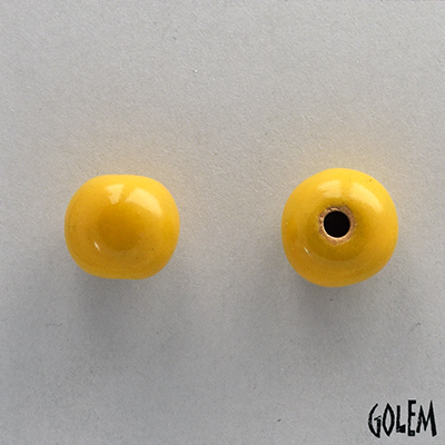 Round bead Size 2, Bright Safron