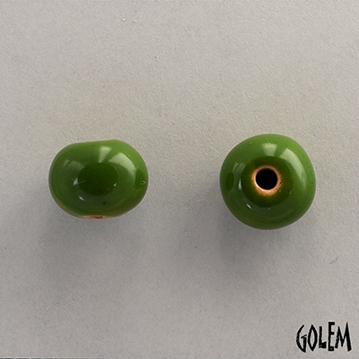 Round bead Size 2, Bright Kiwi