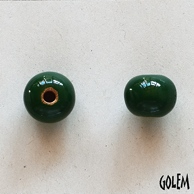 Round bead Size 2, Dark Kelp
