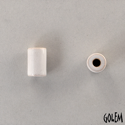 Small Tube Bead, Really White