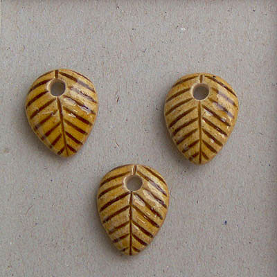 Small leaves, Amber