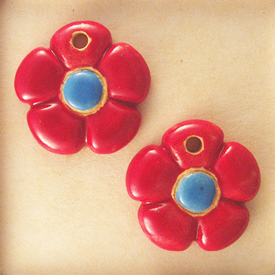 red flowers