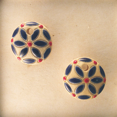 dark blue lieves on white - 2