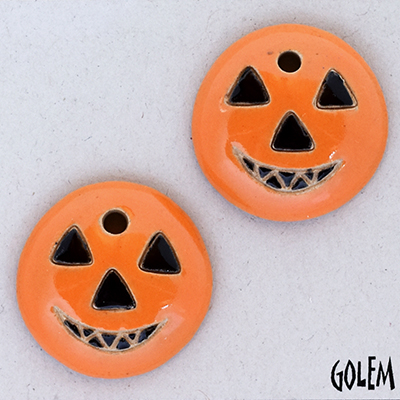 Jack-o-Lantern charms