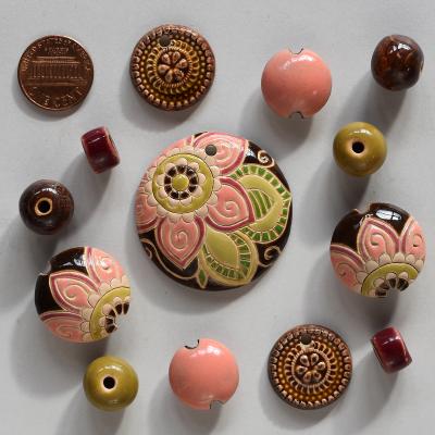 Pendant & matching beads