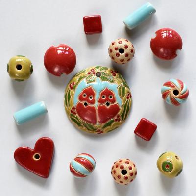 Pendant & matching beads