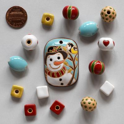 Pendant & matching beads