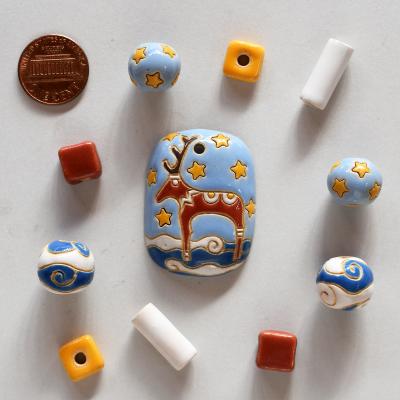Pendant & matching beads