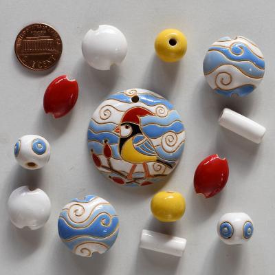 Pendant & matching beads