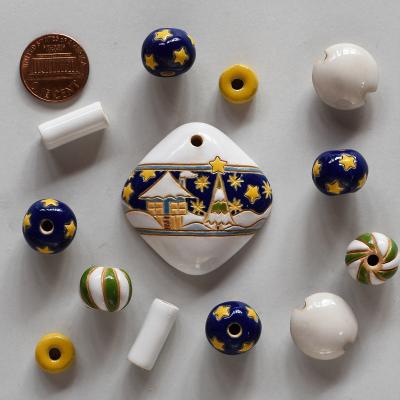 Pendant & matching beads
