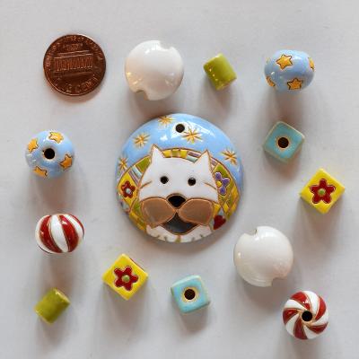 Pendant & matching beads