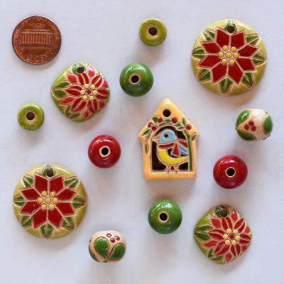 Pendant & matching beads