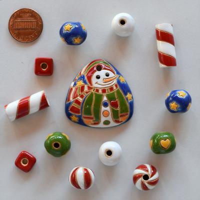 Pendant & matching beads