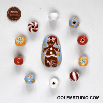 Pendant & matching beads