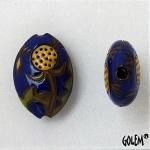 Dandelion, Deep Blue, almond bead size M