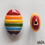 Pride Colors, almond bead size M